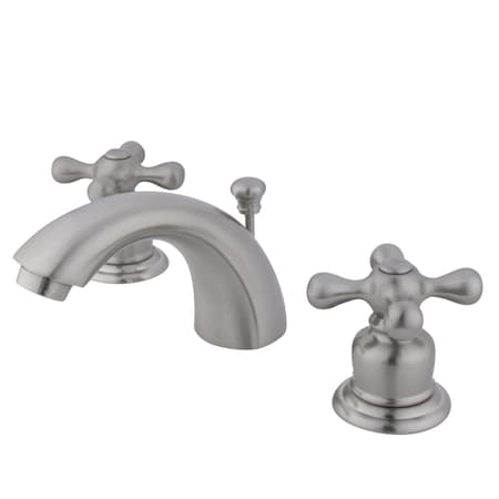 Kingston Brass KB948AX Victorian Mini-Widespread Bathroom Faucet, Brushed Nickel KB948AX